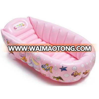 Eco-friendly Portable Plastic folding inflatable baby spa pool bathtub Shower Seat Bath