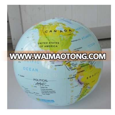 Factory direct sale PVC inflatable beach ball globe ball