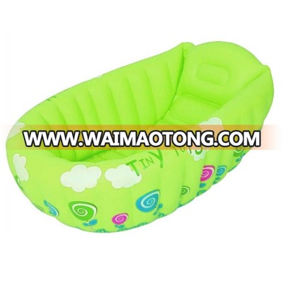 EN71 6P PVC inflatable baby bath tub pvc paddling pool for baby swimming with printing