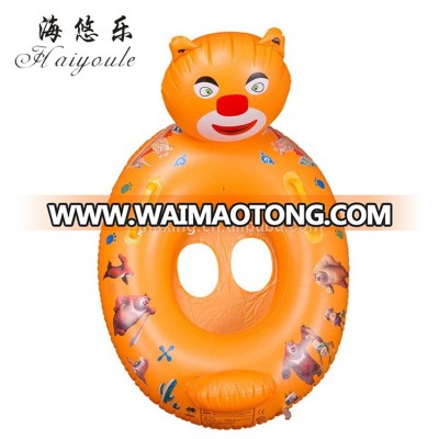 Baby seat baby boat swim ring inflatable baby animal seat