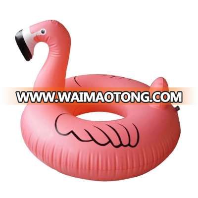 Wholesale Baby pink Swan Inflatable Pool Float Swimming Toy Infant Swim Ring