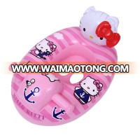 Kids PVC inflatable float seat /inflatable baby car seat with cute design