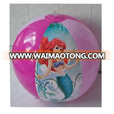 Promotion Wholesale Custom PVC Inflatable Beach Ball with mermaid