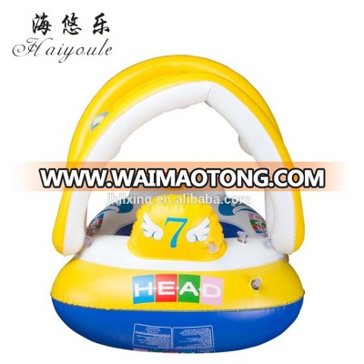 Baby Water Inflatable Float Swim Ring Seat with Sunshade