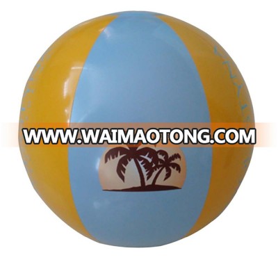 Inflatable pvc beach ball Toys balls for outdoor play with palm tree printing