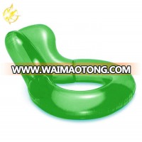 Green inflatable swim rings inflatable shaped swimming pool swim water raft for adult/kid pool float