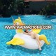 2017 new inflatable animal floats unicorn pegasus swim pool island