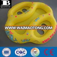 New Safety Inflatable Twin Baby Double Pool Float swim Seat twin baby swim ring twin baby water seat rider toys for pool